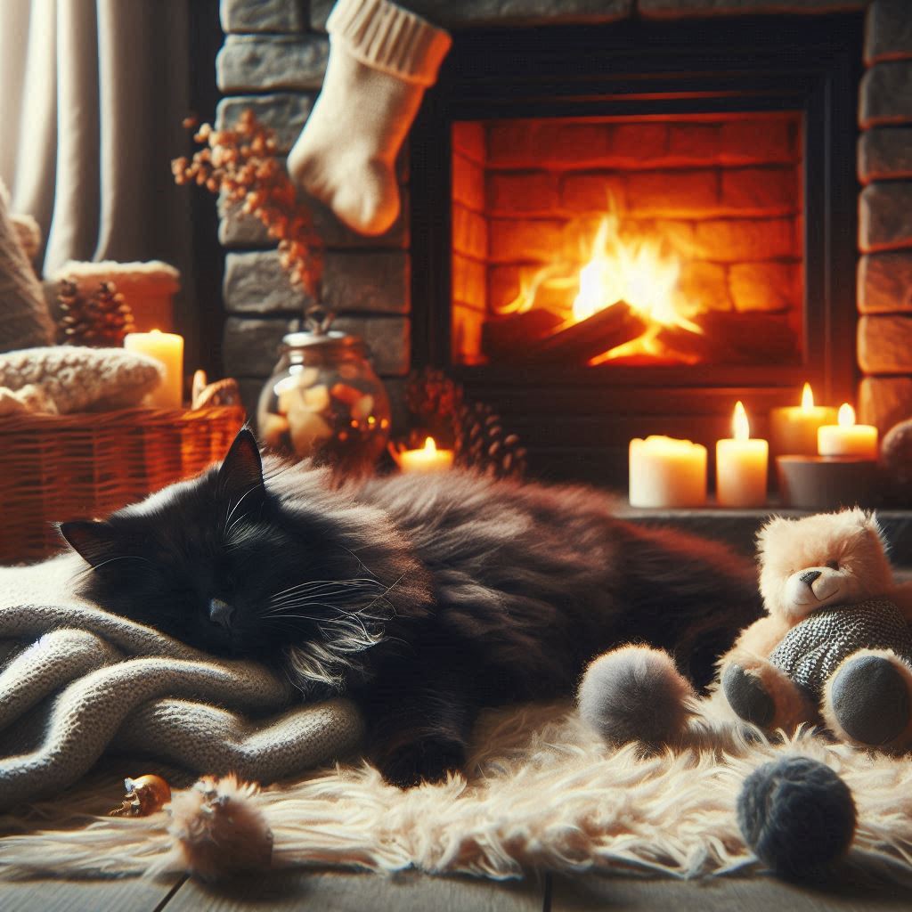 Мурзик на любимом месте